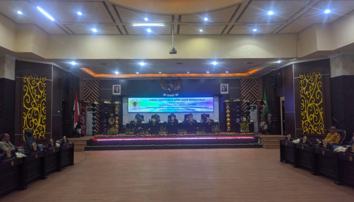 DPRD Kota Gorontalo Gelar Paripurna LKPJ Tahun 2023
