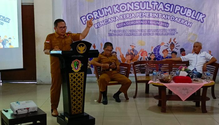 Ini Pesan Wali Kota Marten Taha di Forum Konsultasi Publik