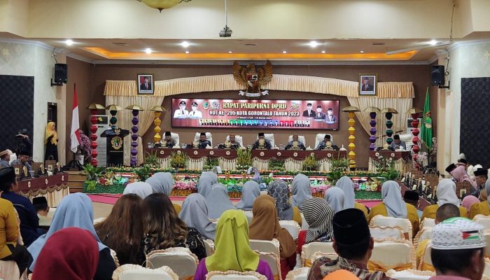 Hadiri HUT Kota Gorontalo ke-296, Simak Penyampaian Wali Kota Marten Taha