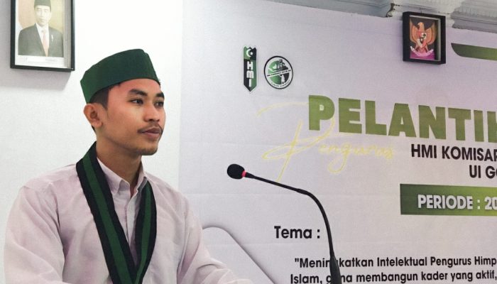 Resmi Dilantik : Verdiansyah Nahkodai HMI Komisariat Ekonomi Unisan Cabang Gorontalo Periode 2024-2025