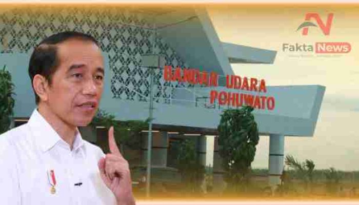 Datang Ke Pohuwato, Jokowi Resmikan Bandara Ditanah Yang Belum Terbayarkan