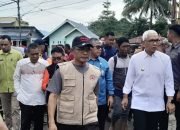 Pj Wali Kota Gorontalo, Dampingi Pj Gubernur Gorontalo Meninjau Lokasi Banjir