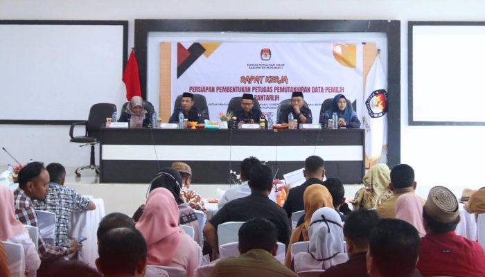 KPU Pohuwato Gelar Rapat Persiapan Pembentukan Pantarlih Pilkada 2024