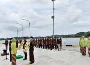 Peringati HBA ke-64, Kejari Boalemo Gelar Upacara Pelarungan Bunga