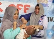 Dinas Kesehatan Boalemo Melebihi Target Nasional PIN Polio Tahap Pertama