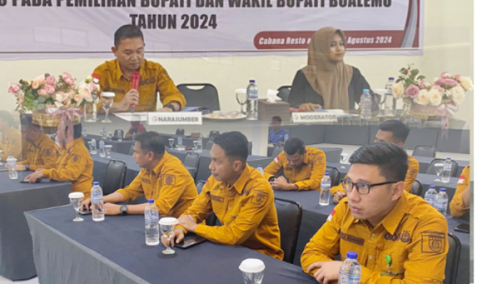 Rakor Sentra Gakumdu, Kejari Boalemo Berkomitmen Sukseskan Pilkada 2024