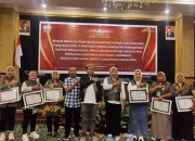 Coklit Data Pemilih Tercepat, 7 Pantarlih di Kabupaten Gorontalo Diganjar Penghargaan