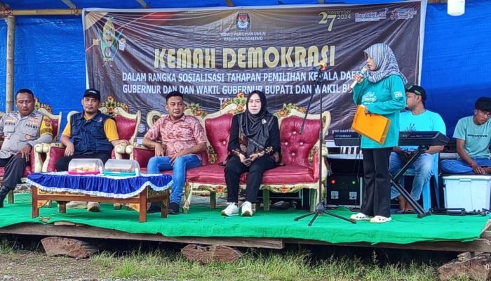 KPU Boalemo Jangkau Daerah Terpencil Sosialisasikan Tahapan Pilkada 2024