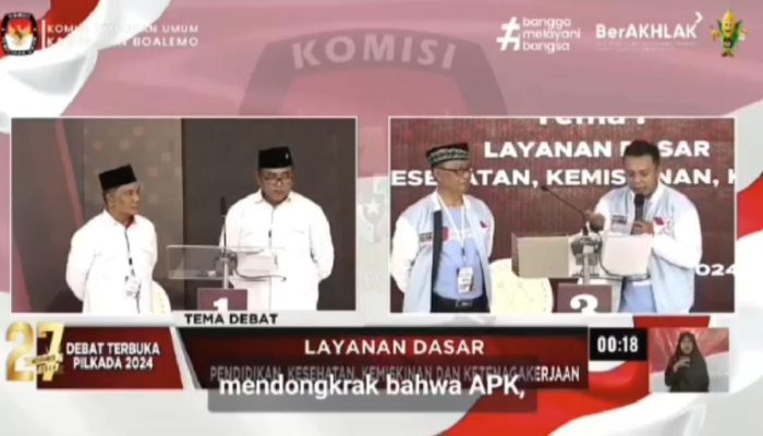 Tidak Kuasai Materi Debat Terbuka, Paslon dari PDIP Dedi Hamzah Diajari Paslon MARWAH