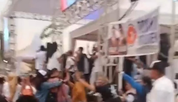 Salah Satu Calon Walikota Gorontalo “Pukul” Influenser Saat Membuat Konten