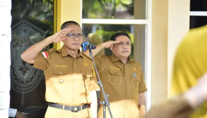 Ini Arahan Ismail Madjid Saat Memimpin Apel Pagi di Lingkungan Setda Kota Gorontalo