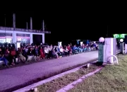 Antusias Warga Pohuwato Saksikan Debat Ketiga Pilbup Pohuwato 2024