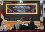 KPU Provinsi Gorontalo Matangkan Persiapan Kick Off Sosialisasi Pilkada 2024