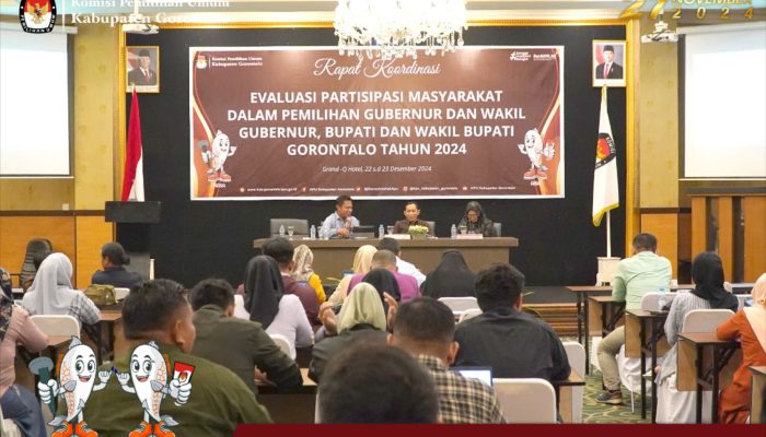 KPU Kabupaten Gorontalo Gelar Rakor Evaluasi Partisipasi Pemilu 2024