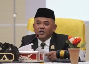 Pimpin Sidang Paripurna Sumpah Jabatan Anggota DPRD Pohuwato, Nasir Giasi Sampaikan Permohonan Maaf