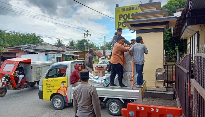 AFKPR Geruduk Polda Gorontalo, Minta Kapolda Hentikan Aktivitas PETI Wonosari