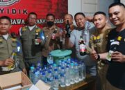 Satpol PP Intensifkan Operasi Pekat, Temukan Pedagang Miras Baru di Tiga Kecamatan