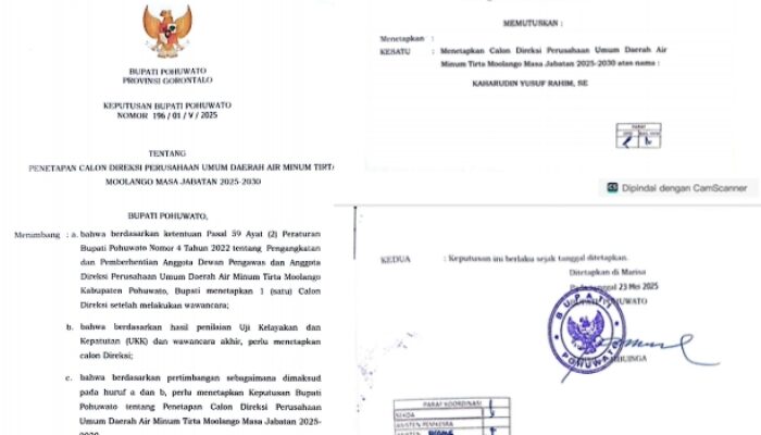 Diduga Sarat Kolusi, Irpan Gugat Hasil Seleksi Calon Direktur PDAM Tirta Maleo ke PTUN