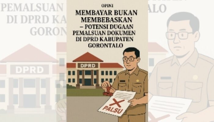 Menyibak Tabir Dugaan Pemalsuan Dokumen Pembayaran di DPRD Kabupaten Gorontalo