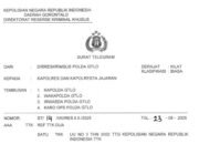 Telegram Baru Polda Gorontalo, Potensi Bara Lama Yang Bisa Menyala