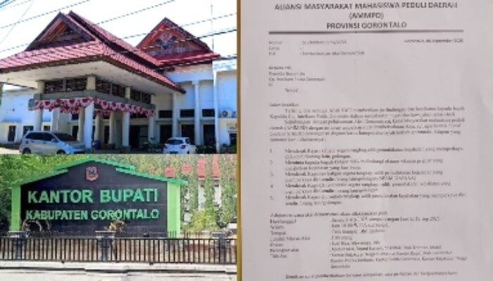 Lemahnya Kejari Kabgor Tangani Korupsi, AMMPD Gorontalo Gelar Aksi