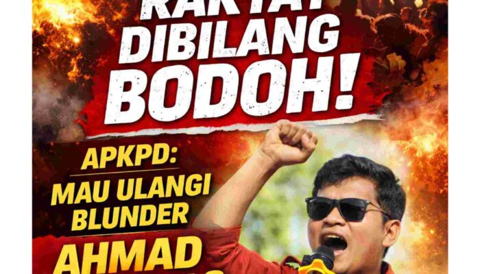 APKPD Nilai Narasi Gusnar Ismail ‘ Memelihara Kebodohan’ Hina Martabat Masyarakat Gorontalo