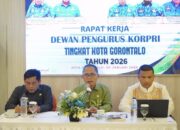 Sekda Ismail Madjid Tekankan Integritas dan Kemandirian di Raker KORPRI Kota Gorontalo 2026