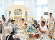 Bupati Boalemo Hadiri Open House di Kediaman Gubernur Gorontalo