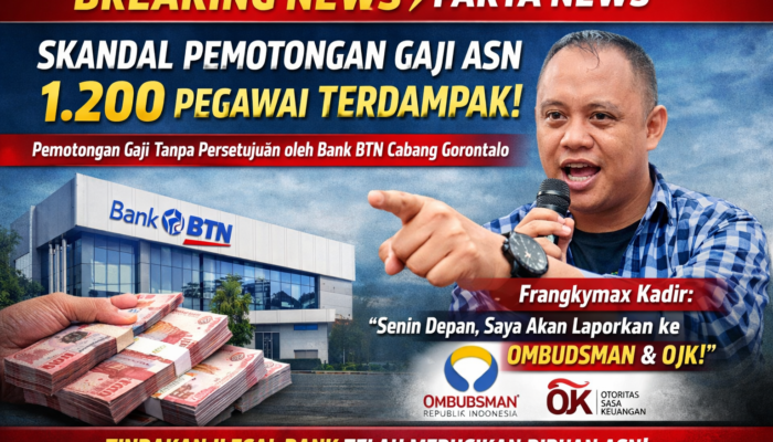 TERUNGKAP! Bukan Ratusan, Pemotongan Gaji ASN Oleh Bank BTN Capai Lebih dari 1.200 Pegawai
