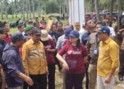 Lokasi Pembangunan Sekolah Garuda di Boalemo Ditinjau Wamen Stella Christie