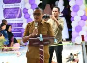 Lahmuddin Lauching Imlementasi Posyandu SPM di Lima Desa