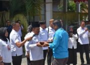 Pemkab Boalemo Sambut Rombongan Kirab Duplikat Bendera Merah Putih