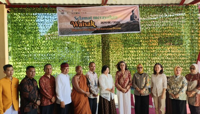 Wakil WaliKota Ambon: Waisak Momentum Perkuat Toleransi, Ambon Masuk 10 Kota Paling Toleran di Indonesia