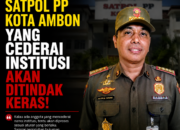 PLT Kasat Pol PP Ambon Ultimatum Anggota , “Cederai Institusi Siap Terima “Hukuman Berat