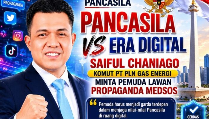 Pancasila vs Era Digital, Saiful Chaniago Minta Pemuda Lawan Propaganda Medsos