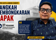 37 Pedagang Terancam Kehilangan Mata Pencaharian, Hadiyanto Desak Pemkot Ambon Jangan Lepas Tangan