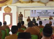 Bupati Rum Pagau Evaluasi Kinerja Camat, Kepala Desa dan Dinas Pertanian