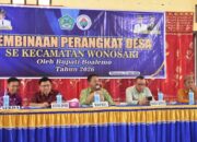 Bupati Rum berikan pembinaan kepada perangkat desa se- Kecamatan Wonosari