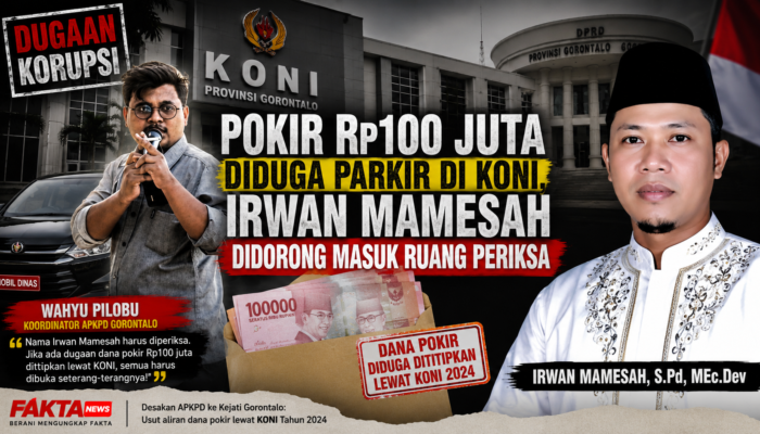 (Lagi) Nama Aleg Deprov Disebut, Kejati Gorontalo Diminta Periksa Irwan Mamesah Terkait Korupsi KONI