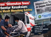 Narasi “Ditemukan Tewas” Terbentur Kesaksian: Kami Masih Menolong Sutrimo