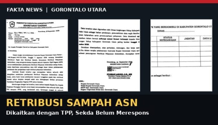 Pemda Gorut Diduga Lakukan Pungli Dengan Konsep Retribusi Sampah