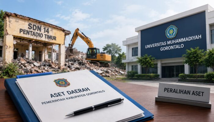 Bongkar SDN 14 Pensor, Universitas Muhammadiyah Gorontalo Tak Kantongi Peralihan Aset
