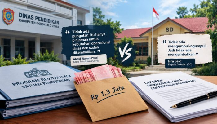 Dugaan Uang 1,3 Juta Mengguncang Pendidikan Gorut, Bantahan Kadis Beradu dengan Fakta Lapangan
