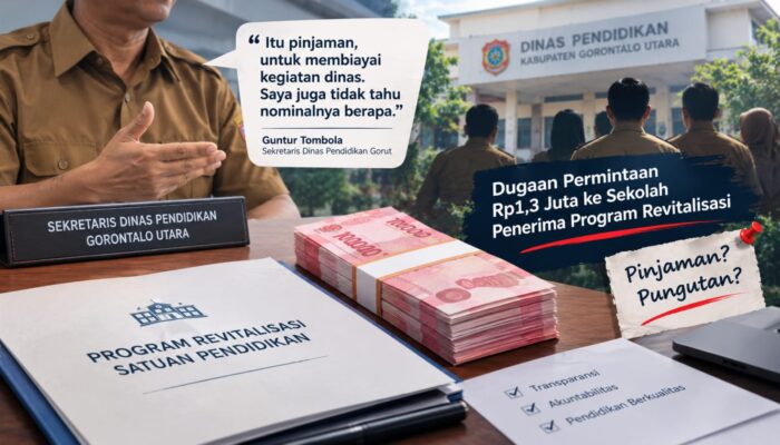 Dalih Pinjaman 1,3 Juta, Sekdis Pendidikan Gorut Mengaku Tak Tahu Uang Terkumpul