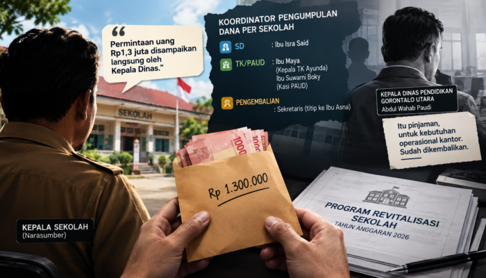 Pengakuan Kepala Sekolah Bantah Klarifikasi Kadis Pendidikan Gorut, 1,3 Juta Disebut Diminta Langsung